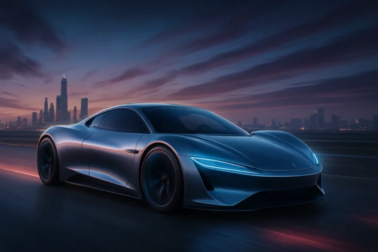 Tesla 2nd-gen rocket power concept car - Tesla Roadster ‘Crazy Technology’ a Supercar Driven by Rocket Power