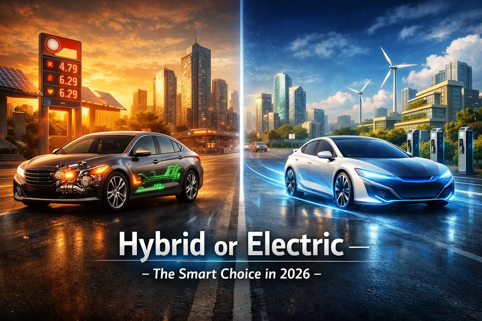 Hybrid and electric car comparison in 2026 - Is Hybrid or Electric the Smartest Choice in 2026