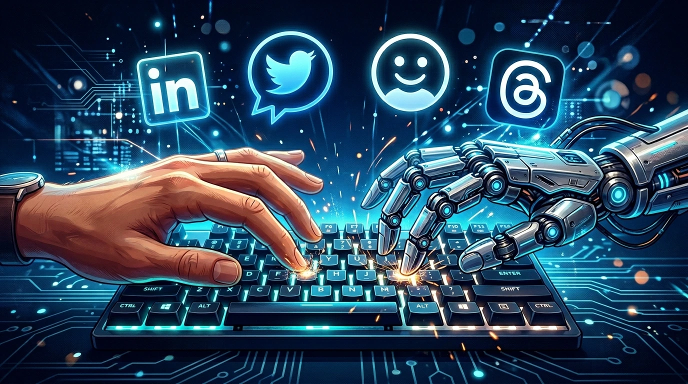 AI ghostwriter prompt for LinkedIn and social media posts